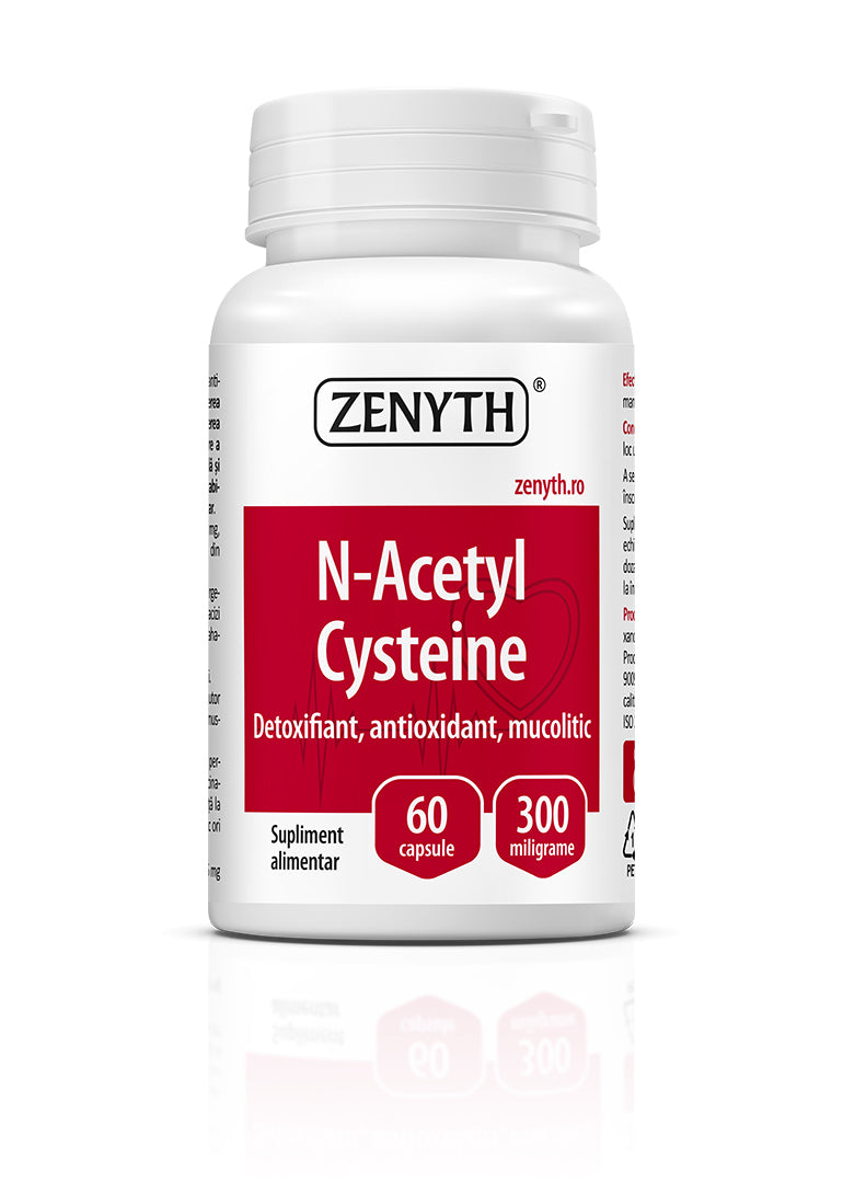 N-Acetil Cisteină 300 mg, 60 capsule
Zenyth