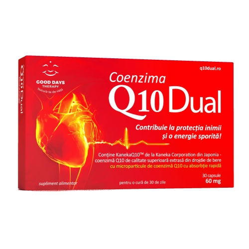 Coenzima Q10 Dual 60mg, 30 capsule, Good Days Therapy