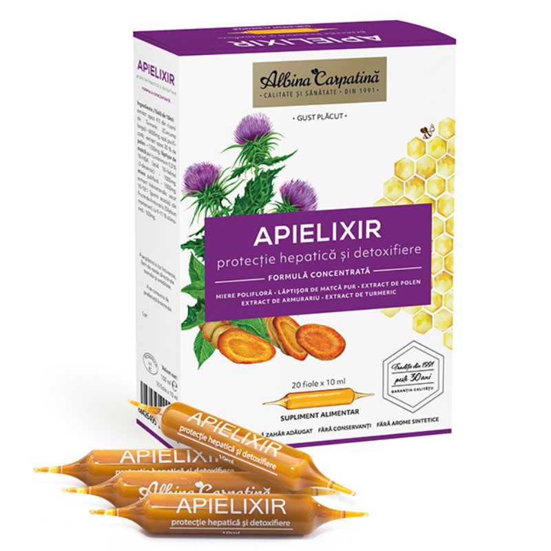 Apielixir protecție hepatică și detoxifiere fiole