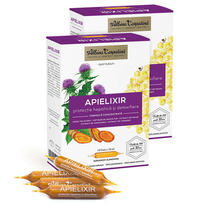Apielixir protecție hepatică și detoxifiere fiole