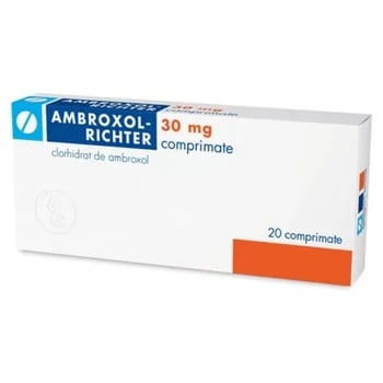 Ambroxol 30mg, 20 comprimate, Gedeon Richter