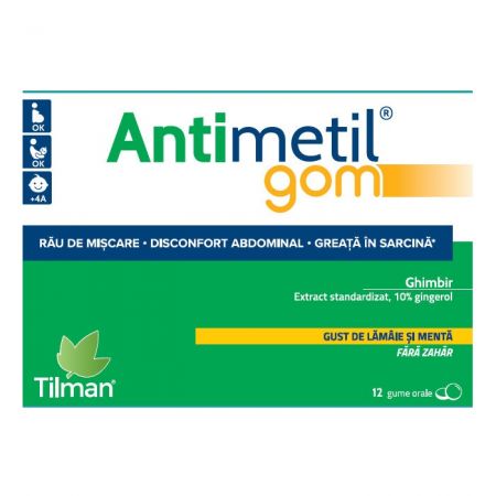 ANTIMETIL GOMx12 GUME ORALE TILMAN