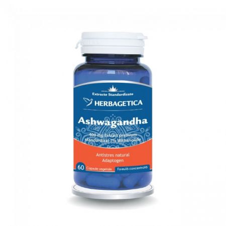ASHWAGANDHA 60 CAPSULE HERBAGETICA