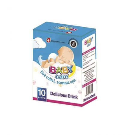 BABY CARE DRINK PLICURI ANTI-COLICI 10 PLICURI SPRINT PHARMA