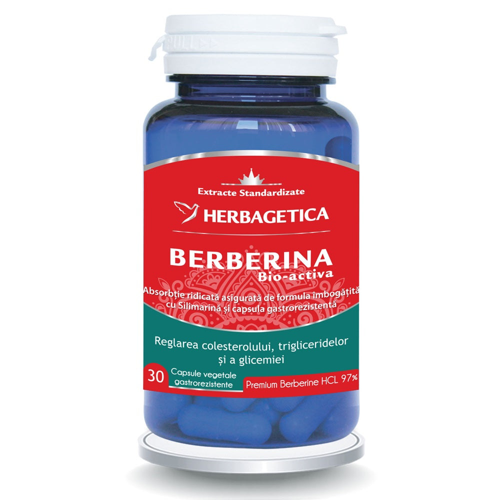 BERBERINA BIO-ACTIVA 60 CAPSULE HERBAGETICA