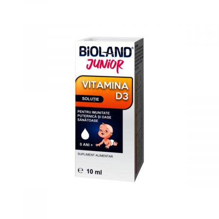 BIOLAND VITAMINA D3 JUNIOR SOLUTIE 10 ML BIOFARM