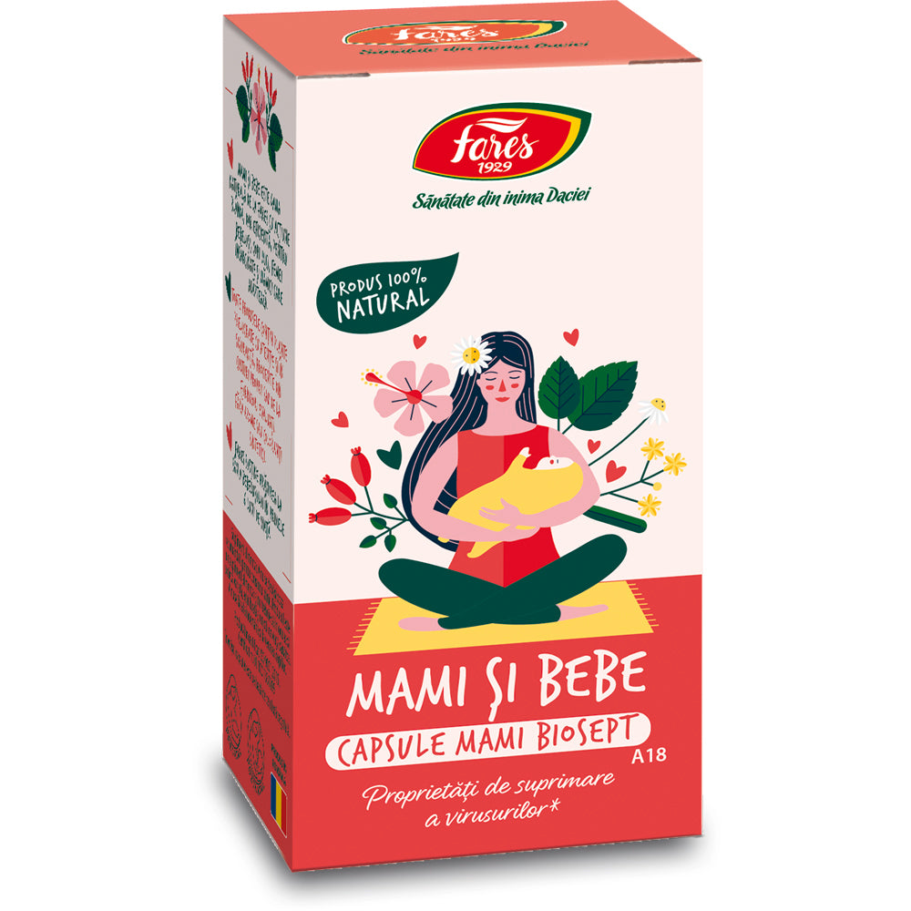 BIOSEPT MAMI SI BEBE A18 30 CAPSULE FARES