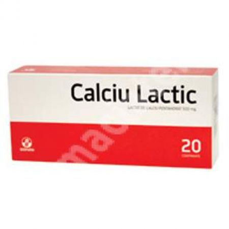 CALCIU LACTIC 20 COMPRIMATE BIOFARM