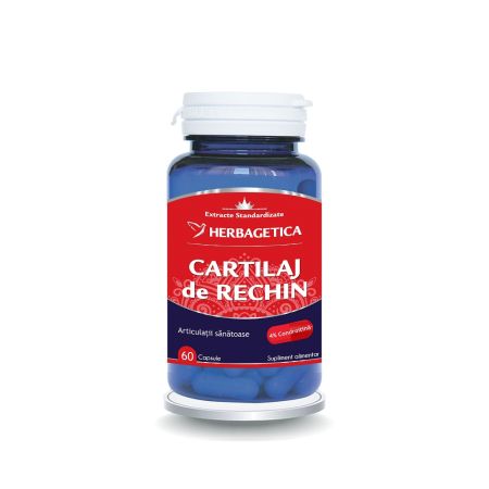 CARTILAJ DE RECHIN 60 CAPSULE HERBAGETICA