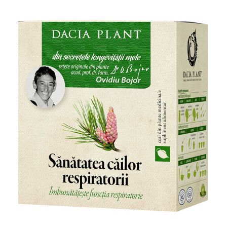 CEAI DIN PLANTE MEDICINALE SANATATEA CAILOR RESPIRATORII 50 G DACIA PLANT
