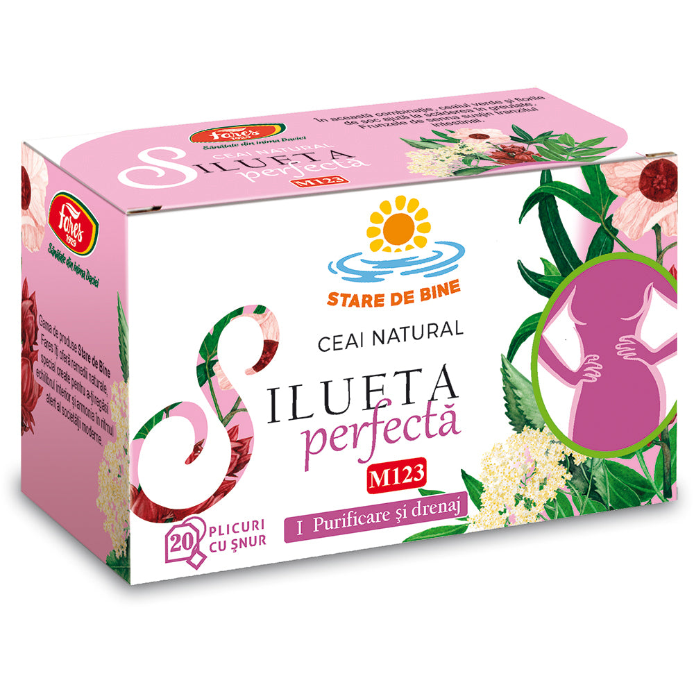 CEAI SILUETA PERFECTA 1 PURIFICARE SI DRENAJ M123 20 PLICURI FARES
