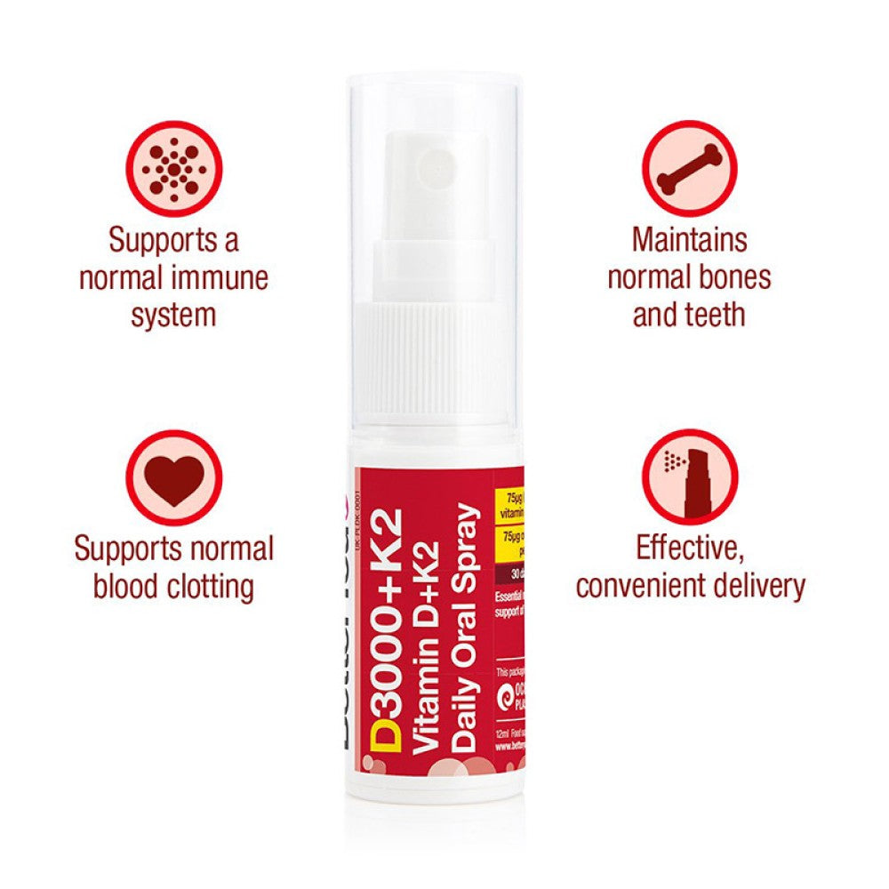 D3000+K2 Oral Spray x 12 ml
