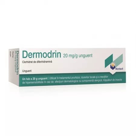 Dermodrin unguent 20mg/g, 20g, Montavit