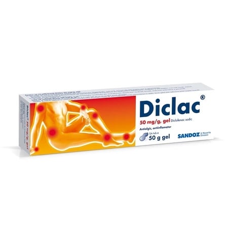 Diclac gel 50mg/g, 50g, Sandoz