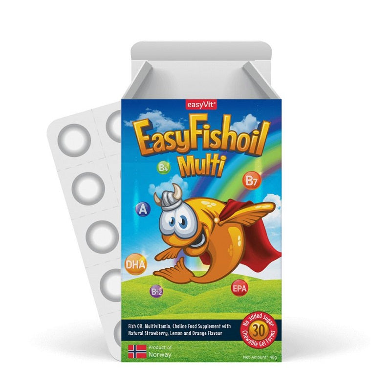 EASY FISHOIL MULTI 30 COMPRIMATE MASTICABILE EASYVIT