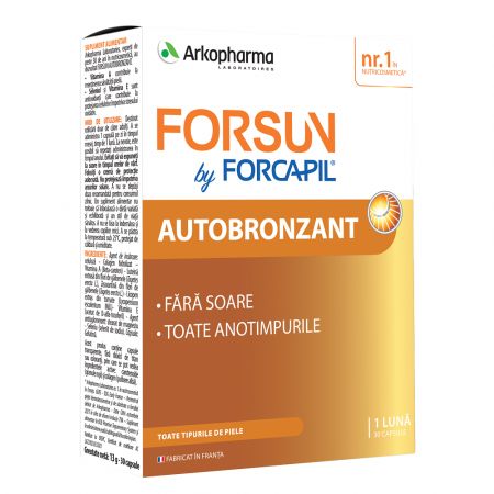FORCAPIL FORSUN AUTOBRONZANT 30 CAPSULE ARKOPHARMA
