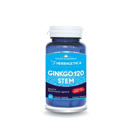 GINKGO 120 STEM 60 CAPSULE HERBAGETICA