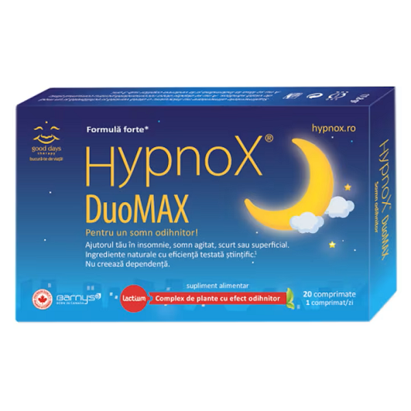HYPNOX DUOMAX 3 X 20 COMPRIMATE GOOD DAYS THERAPY