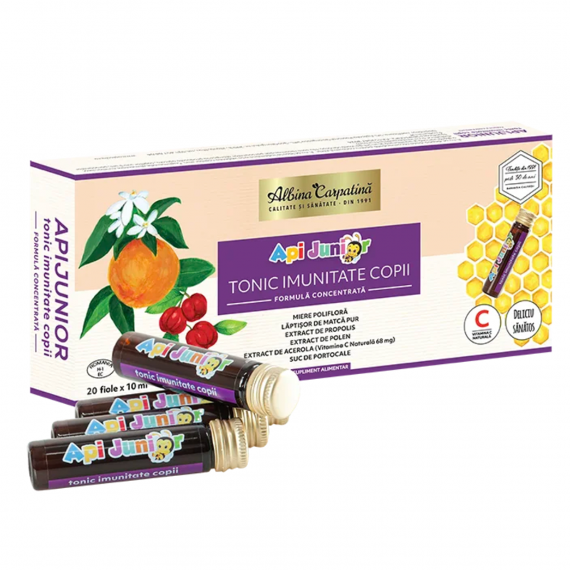 ApiJunior Tonic Imunitate fiole X 10ml