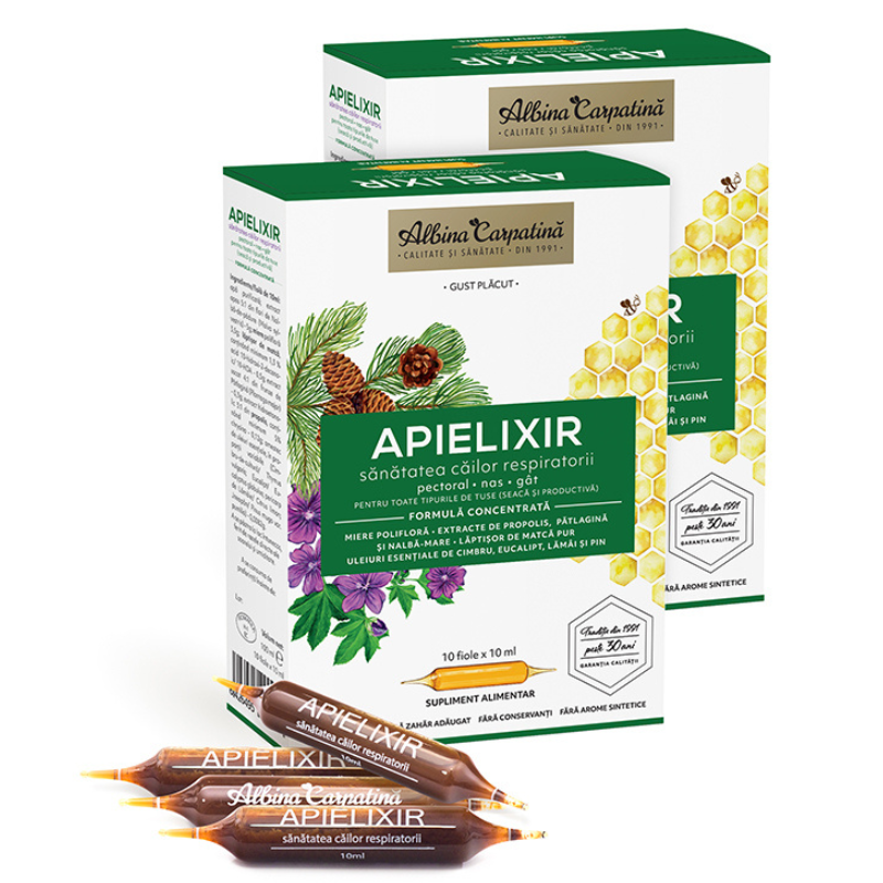 Apielixir sănătatea căilor respiratorii fiole X 10ml