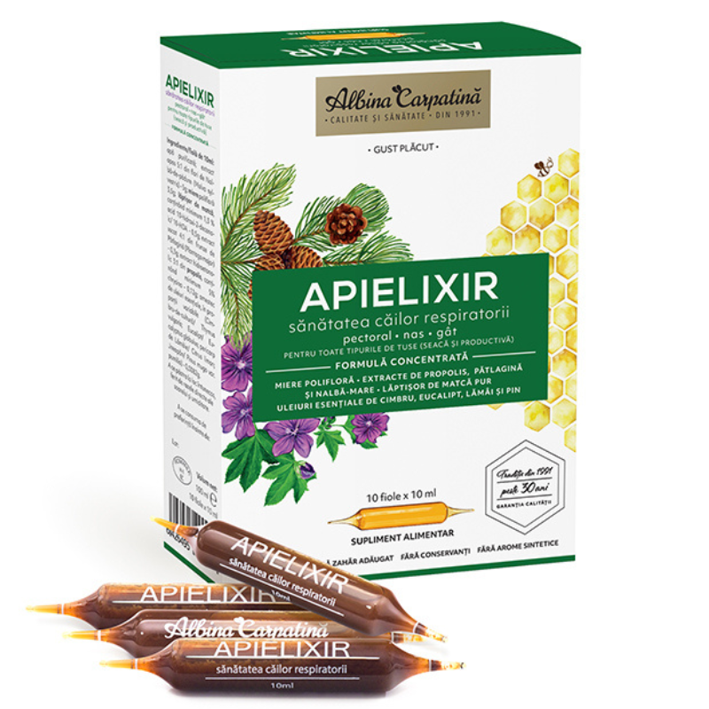 Apielixir sănătatea căilor respiratorii fiole X 10ml