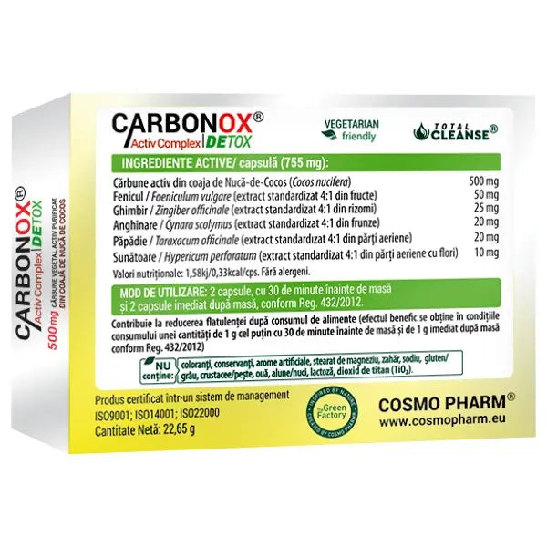 CARBONOX Activ Complex DETOX® X 30 capsule