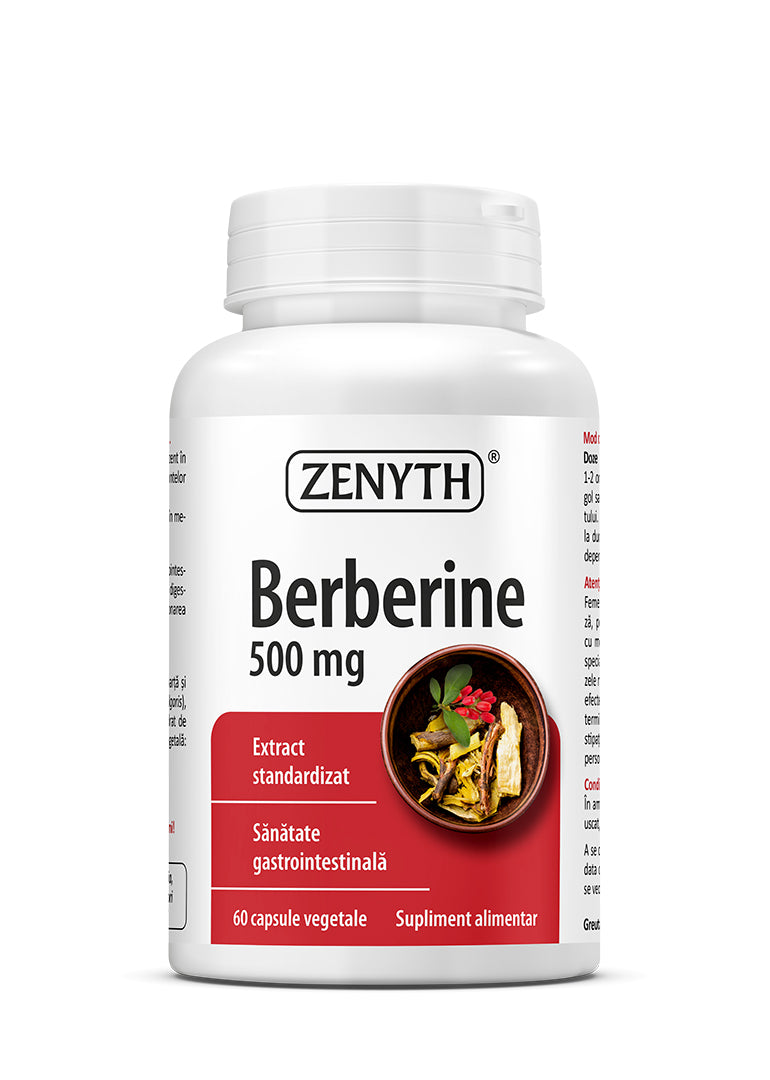 BERBERINE 500 mg x 60 CAPSULE Zenyth
