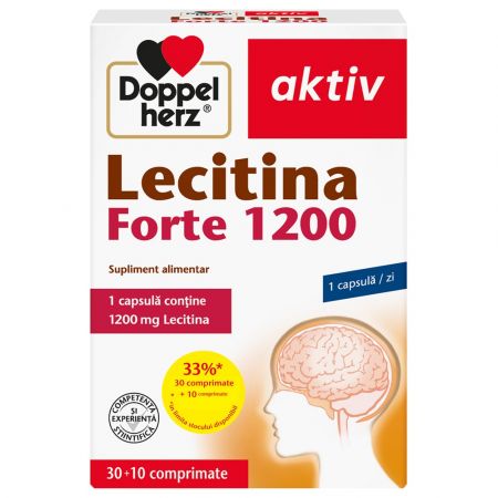 LECITINA FORTE 1200 30 + 10 CAPSULE DOPPELHERZ