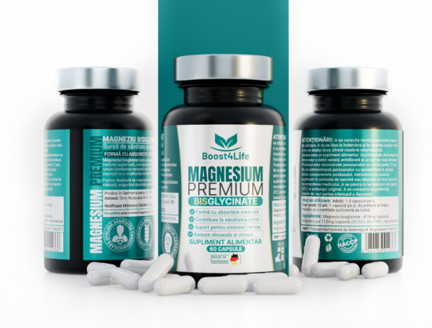 Magneziu Bisglicinat Premium x 60 capsule