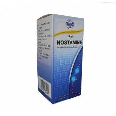Nostamine picaturi oftalmice/nazale soluţie 0,5mg/ml + 0,5mg/ml, 10ml, Eipico Med
