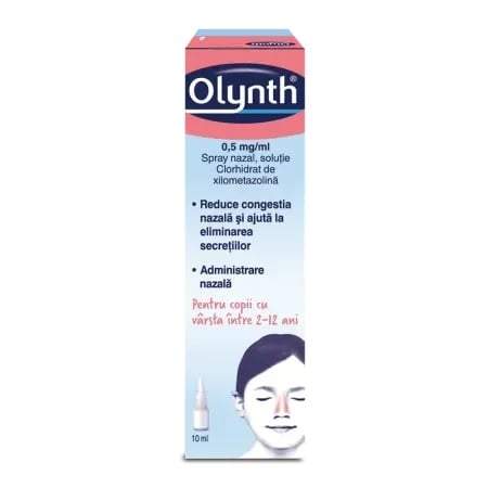 Olynth spray nazal pentru copii 0,5mg/ml, 10ml, Kenvue