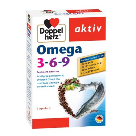 OMEGA 3-6-9 AKTIV 30 CAPSULE DOPPELHERZ