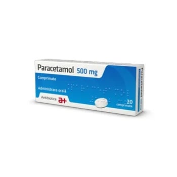 Paracetamol 500mg, 20 comprimate, Antibiotice Iasi