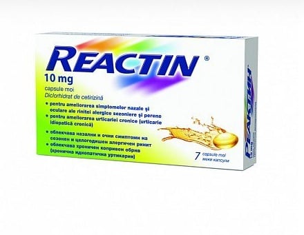 Reactin 10mg, 7 capsule moi, Kenvue