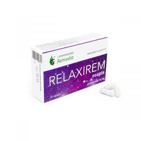 RELAXIREM NOAPTE 30 CAPSULE REMEDIA