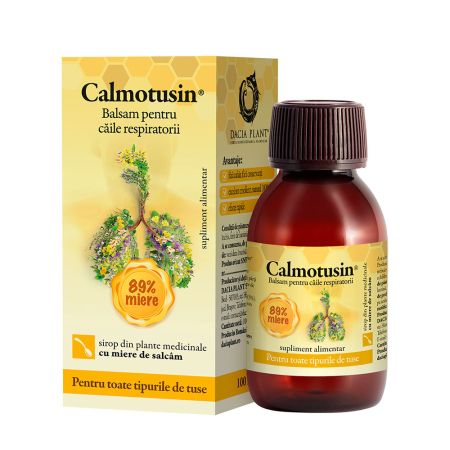 SIROP CU MIERE CALMOTUSIN 100 ML DACIA PLANT