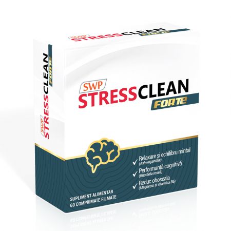 STRESSCLEAN FORTE 60 COMPRIMATE SUN WAVE PHARMA