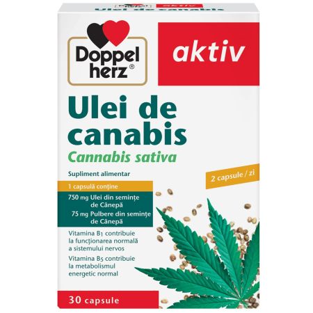 ULEI DE CANABIS AKTIV 30 CAPSULE DOPPELHERZ