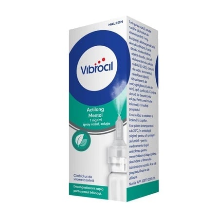 Vibrocil Actilong Mentol spray nazal 1mg/ml, 10ml, GSK