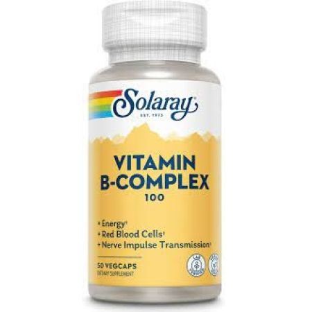 B-COMPLEX 100 SOLARAY 50 CAPSULE SECOM