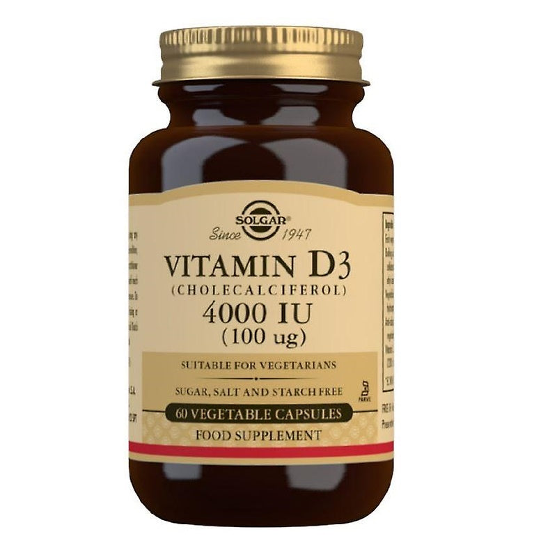 VITAMIN D3 4000 UI 60 CAPSULE SOLGAR