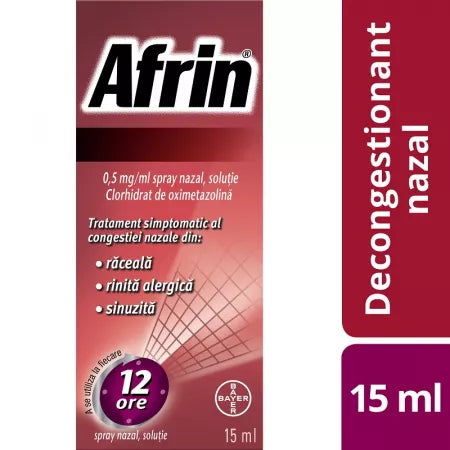 AFRIN 0,5 MG/ML X 1 SPRAY NAZ.,SOL. BAYER S.R.L.