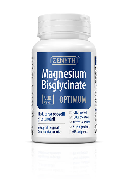 Magneziu Bisglicinat Optimum 900 mg, 60 capsule Zenyth