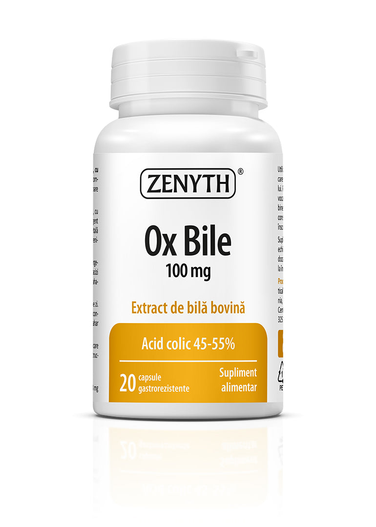 Ox Bile 100mg x 20 capsule Zenyth