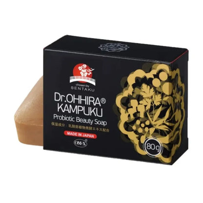 Dr.Ohhira® Sapun de fata Kampuku cu probiotice OM-X®, 80 g