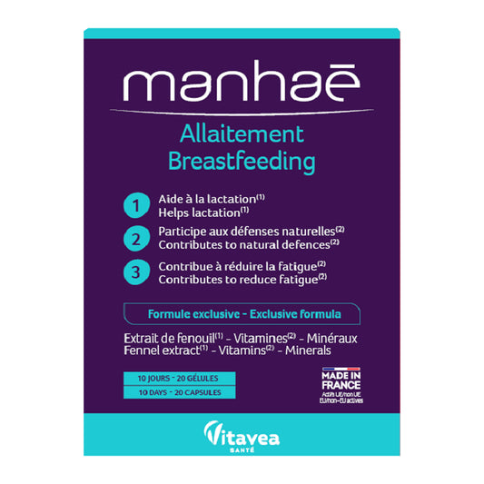 Manhaé Allaitement, Alăptare, Susținerea lactației, 20 capsule