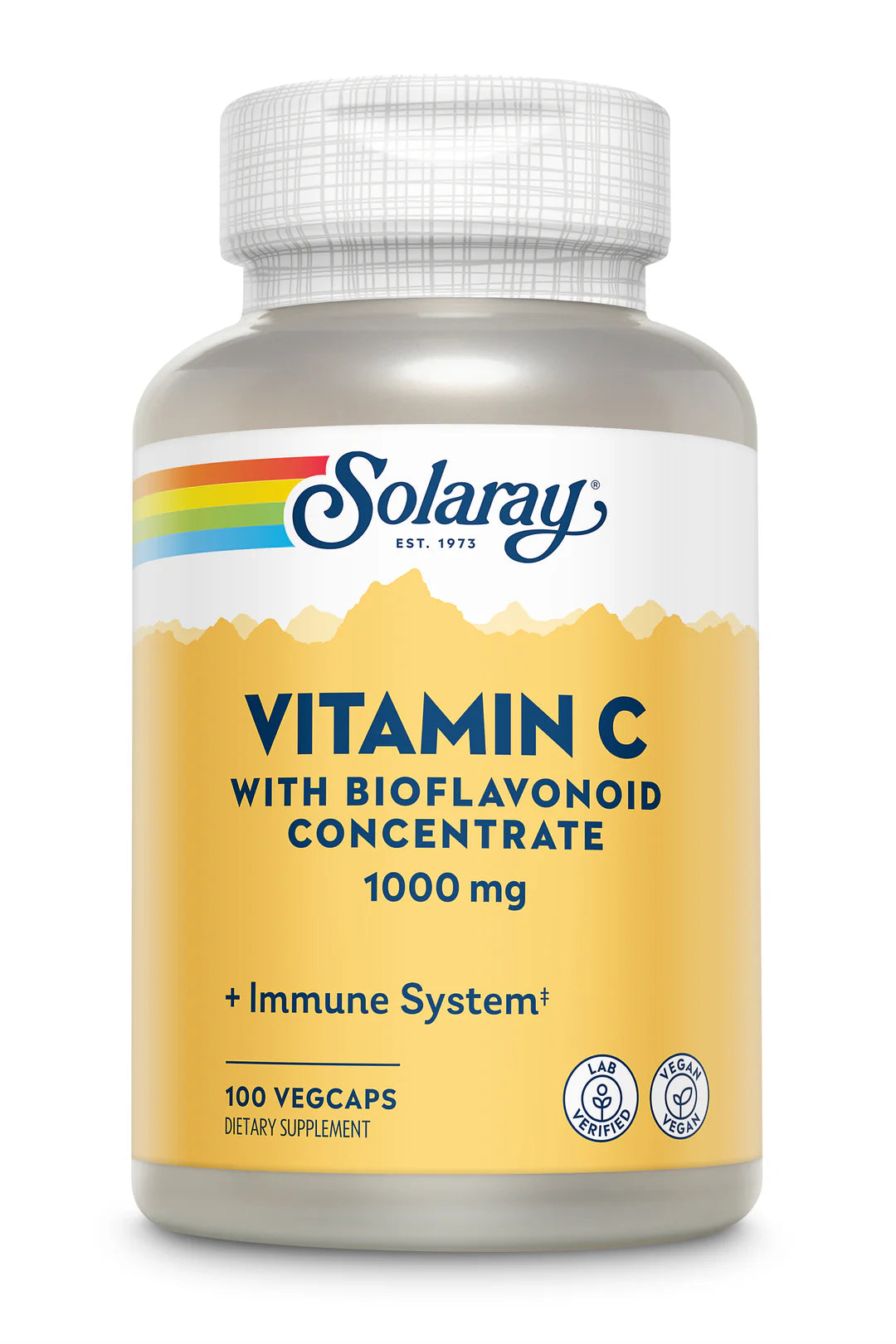 VITAMIN C SOLARAY 1000 x 100 CAPSULE, SECOM