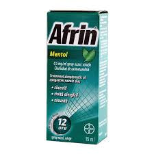AFRIN MENTOL 0,5 MG/ML X 1 SPRAY NAZ.,SOL. BAYER S.R.L.