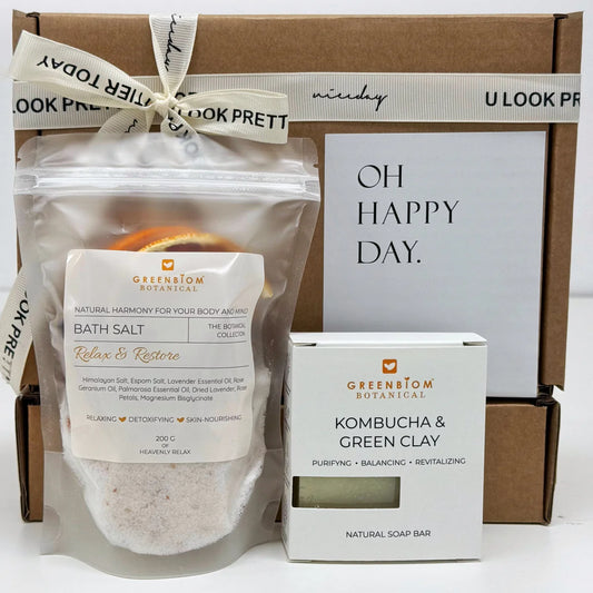 Relax & Glow- Sare de baie si Sapun natural