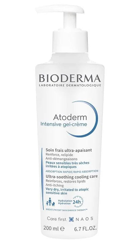 Bioderma Atoderm Intensive Gel-Cremă Îngrijire Ultra-Calmantă Piele Sensibilă Foarte Uscată 200ml